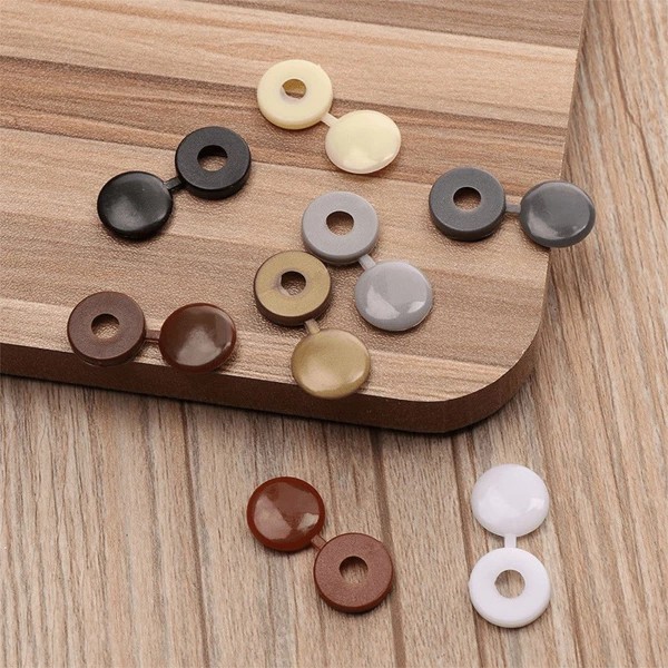 Vis Couverture bouchons (100 pièces) - marron