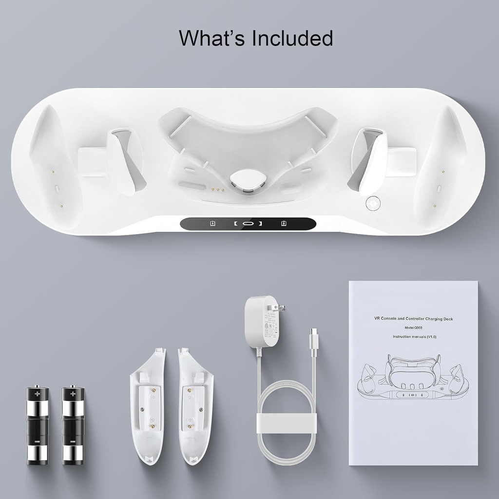 CHARGEUR SET META QUEST 3 ET ACCESSOIRES