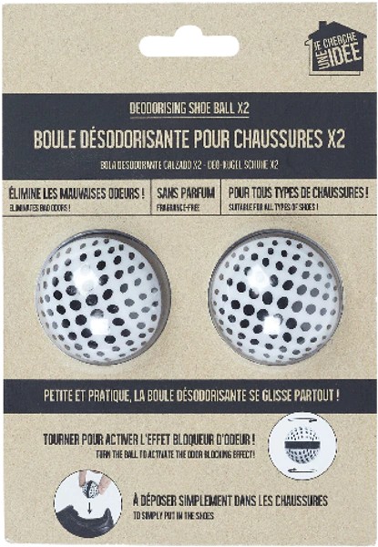 shoe deodorant ball x2