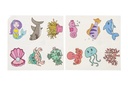tattoo animaux aquatiques (3pcs)