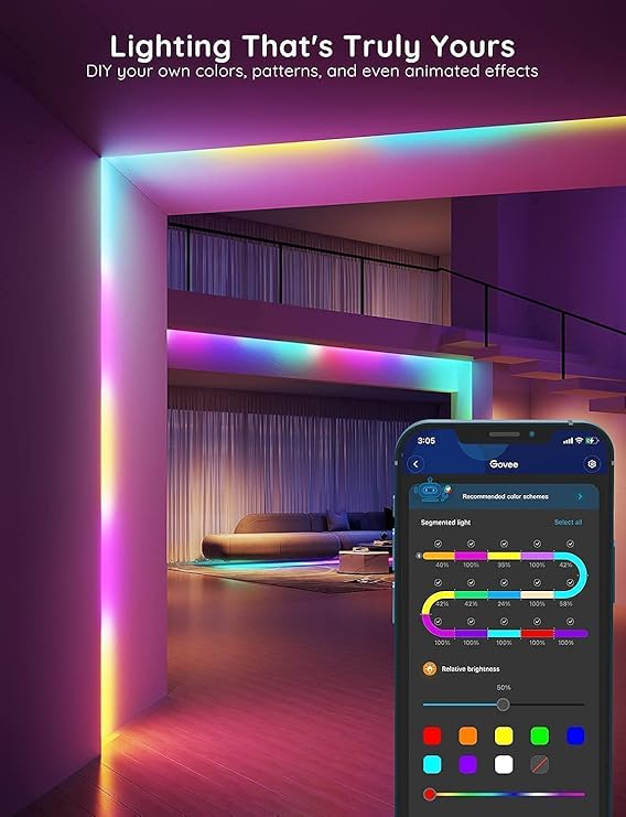 Bande LED RGB connecté GOOVE (2x15m)