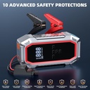 Jump Starter de batterie avec compresseur 5k A et led 
