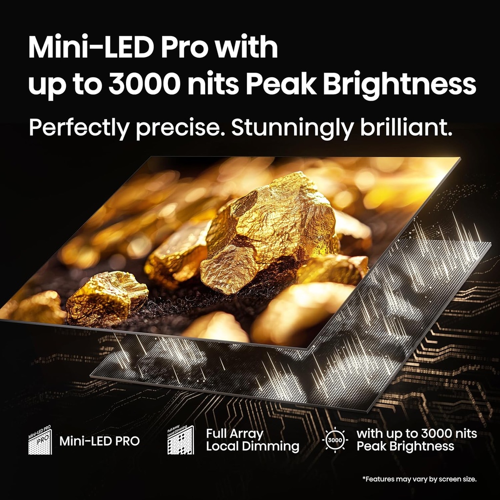 Hisens smart tv 55" 4k miniLED 165HZ