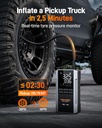 Wolfbox 3000A jump start, batterie 16000mAH, 160psi, light