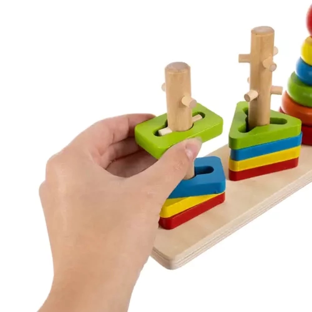Trieur - puzzle en bois