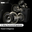 home cinema Hisense Devialet HT Saturn 4.1.2 canaux avec caisson de basses sans fil, Dolby Atmos, DTS:X, Bluetooth 5.3, EzPlay, HDMI 