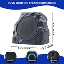 2x Enceintes Exterieures solaire Bluetooth
