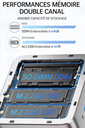 Mini PC GMKtec G10 Ryzen 5 3500U – 16 Go RAM, SSD 256 Go