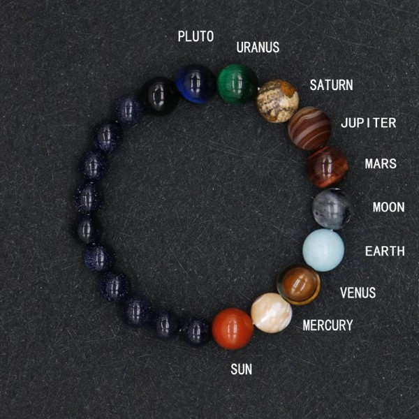 Bracelet Système Solaire - 11 planètes