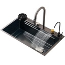Évier de cuisine multifonctionnel – 75 × 45 cm