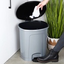 Poubelle en plastique grise 26 l