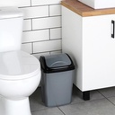 Poubelle en plastique grise 10 l