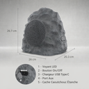 Enceintes Extérieures Bluetooth solaire Étanches Xtreme Rock – Pack 2