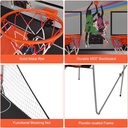 Jeu de Basket Arcade Pliable Double Panier