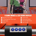 Jeu de Basket Arcade Pliable Double Panier