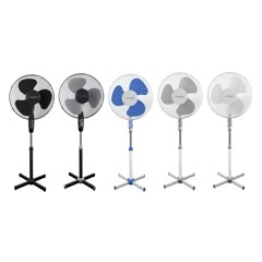 VENTILATEUR ESPERANZA HURRICANE sur pied 16" BLANC