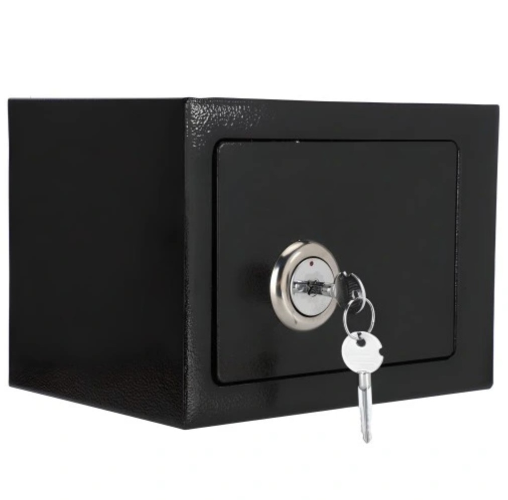 Domestic safe, box with key