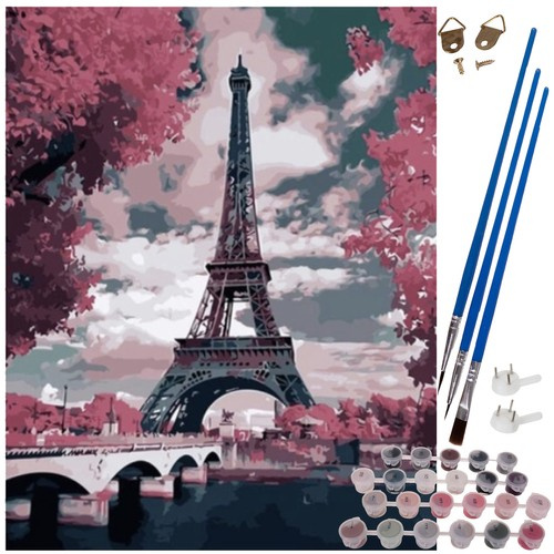 40x50cm number paint - Eiffel Tour 22784