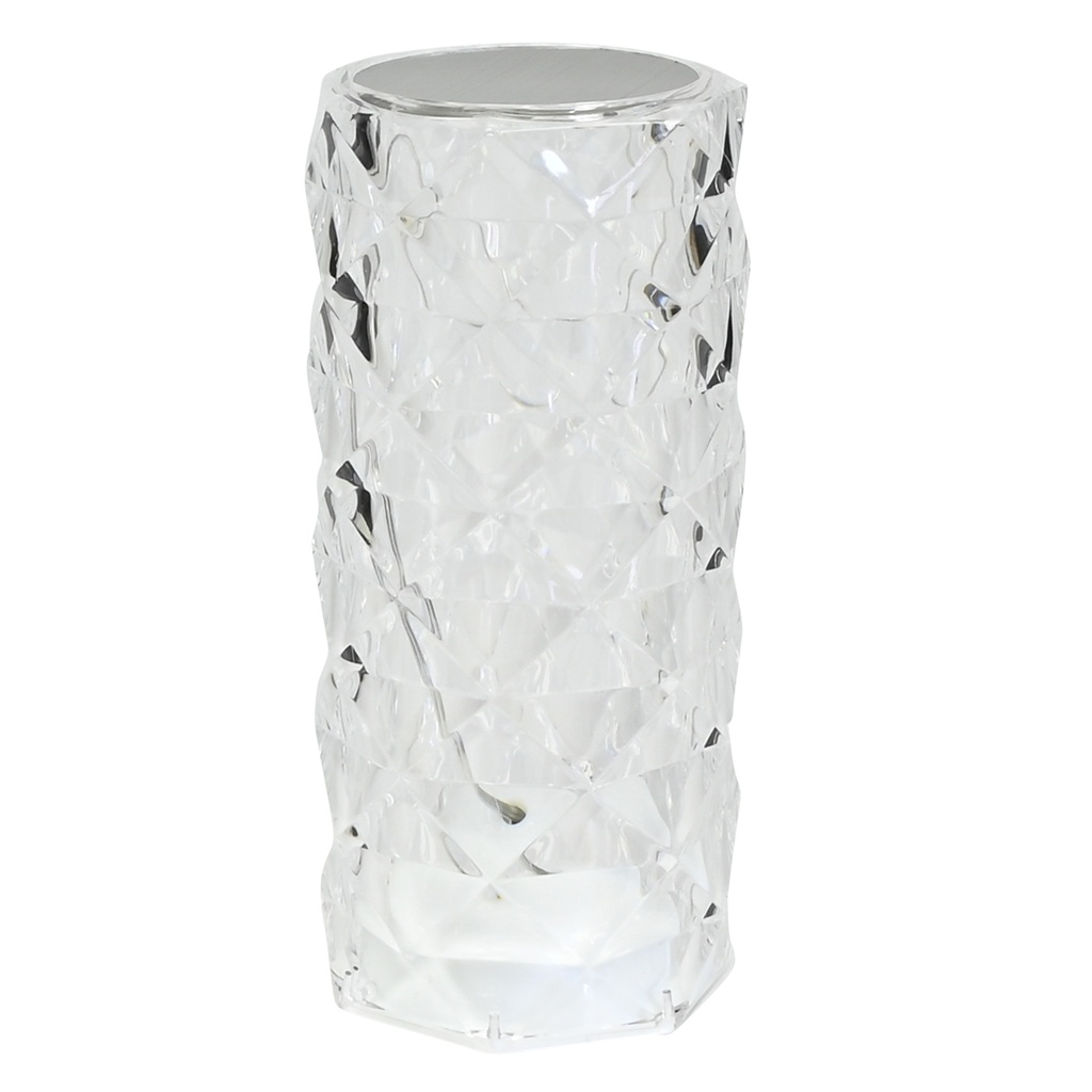 Lampe de table LED rechargeable Crystal 