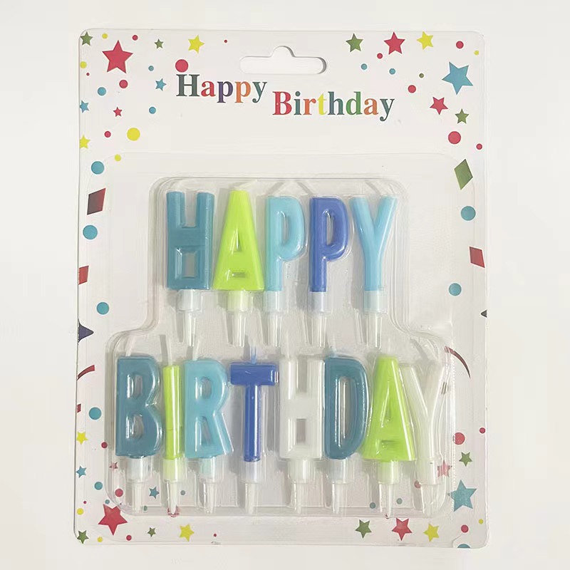 Happy Birthday Boy Candles