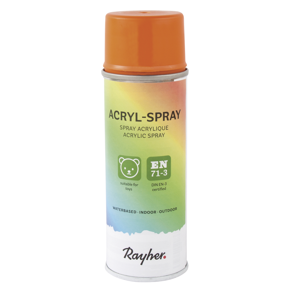 Spray acrylique, orange, 200 ml 