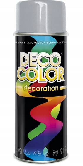 Vernis aérosol 400 spray gris, peinture 