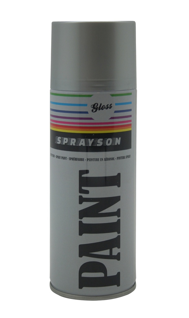Sprayson 400 ml silver spray can