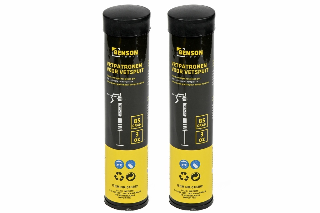 Cartouches de graisse pour pistolet graisseur 85 g 