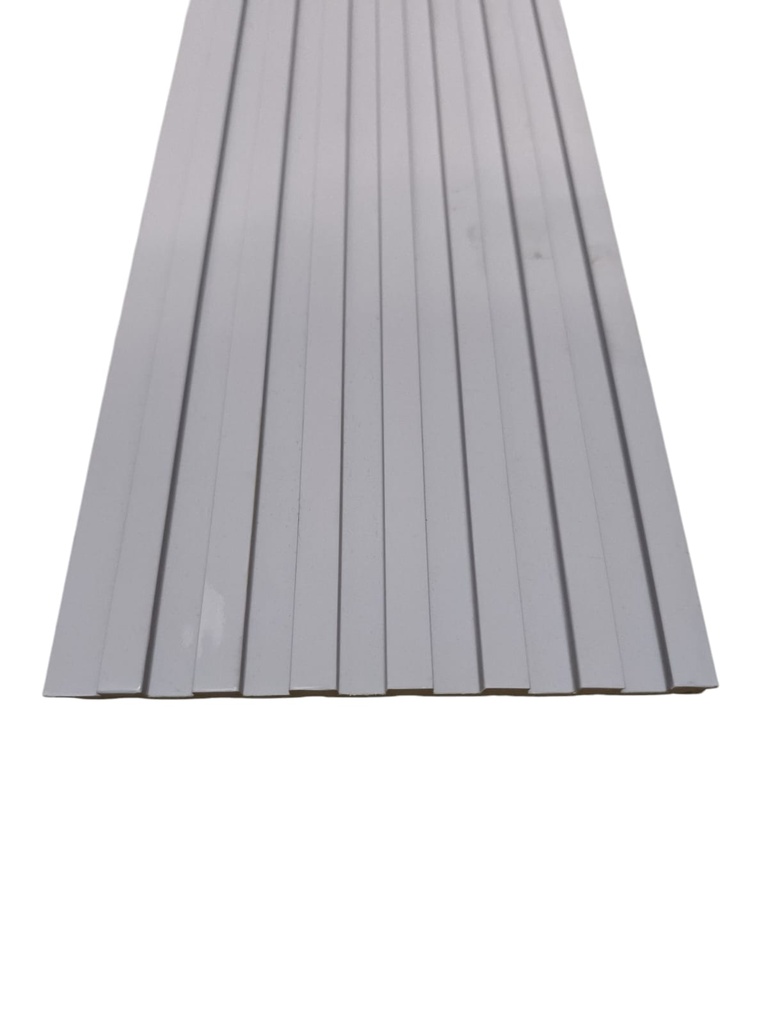 WPC LF 7011 PANNEAU ACOUSTIQUE FINE PVC GRIS 150*18*2900mm
