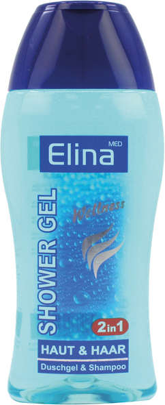 Elina 250ml shower gel active well-being 2in1