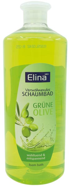 Elina foaming bath 1000ml olive