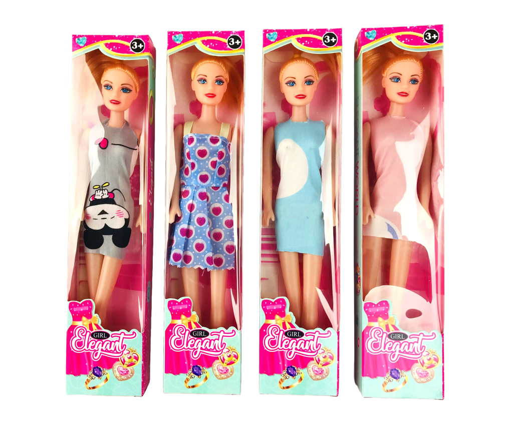 Poupee de mode, 28 x 6 x 3 cm