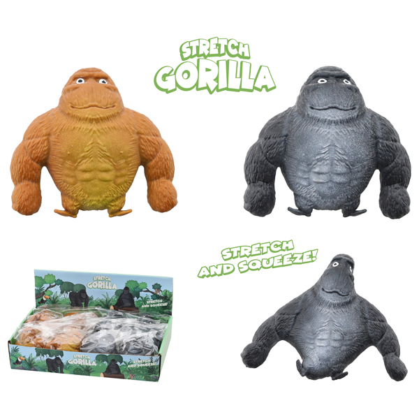 Stretch Gorilla, sable, env. 10x9cm