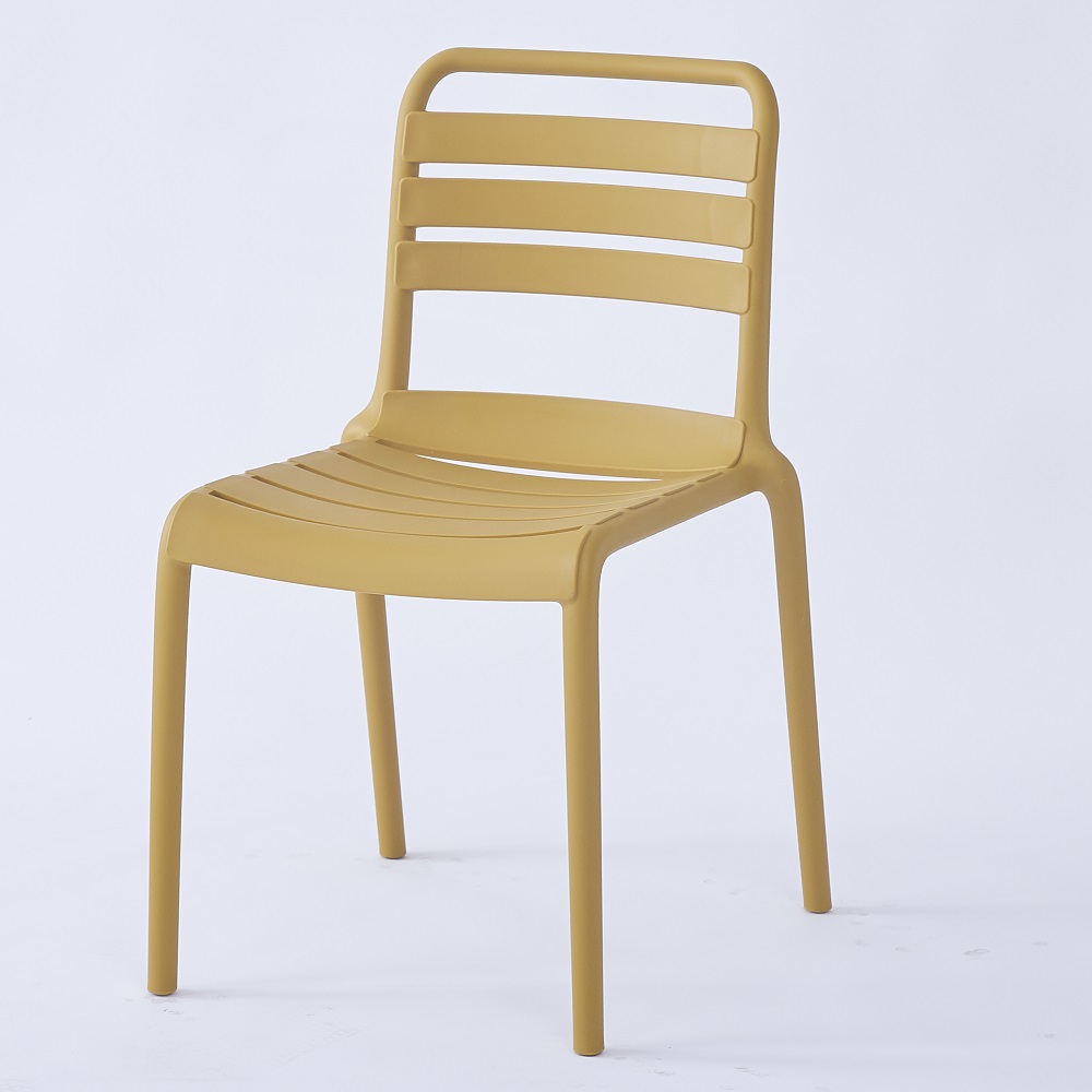 YELLOW PLASTIC TUILERIES CHAIR
