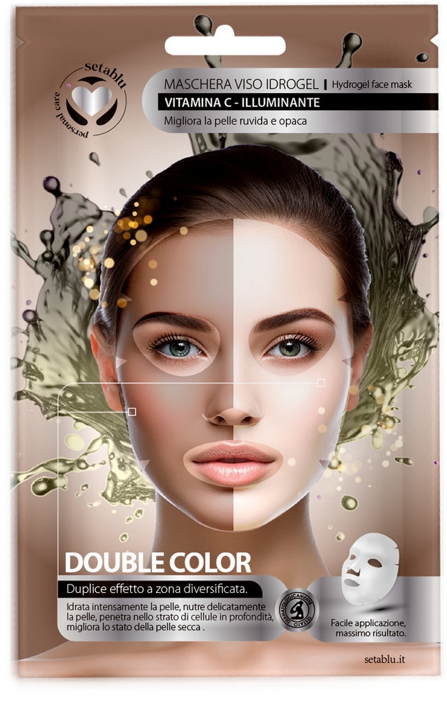 Two-tone illuminating face mask