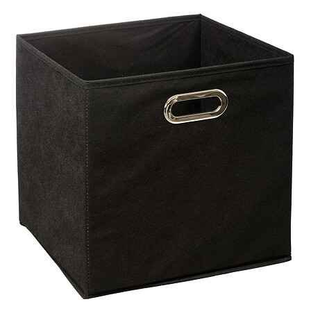 Boite rangement 31x31 noir