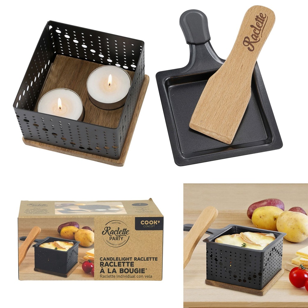 Individual raclette ... the candle