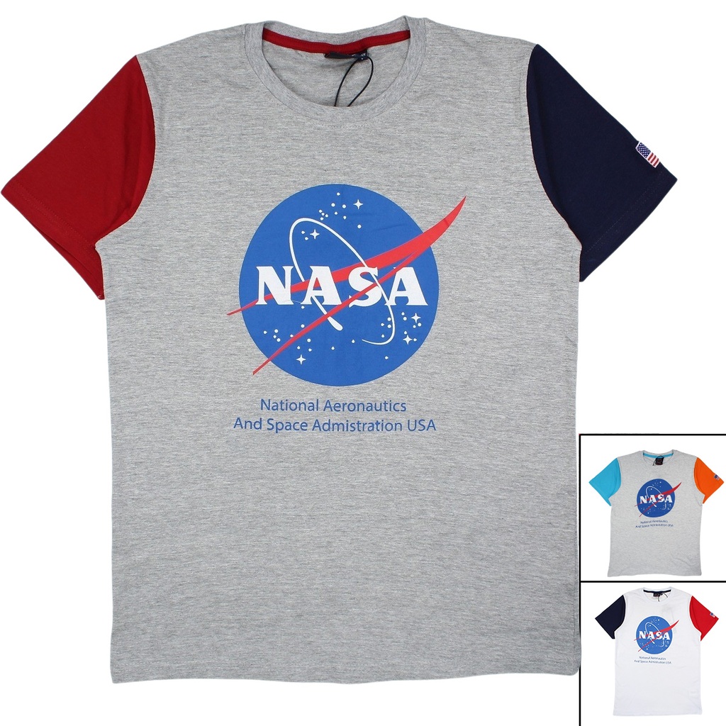 T-shirt manches courtes Nasa Homme