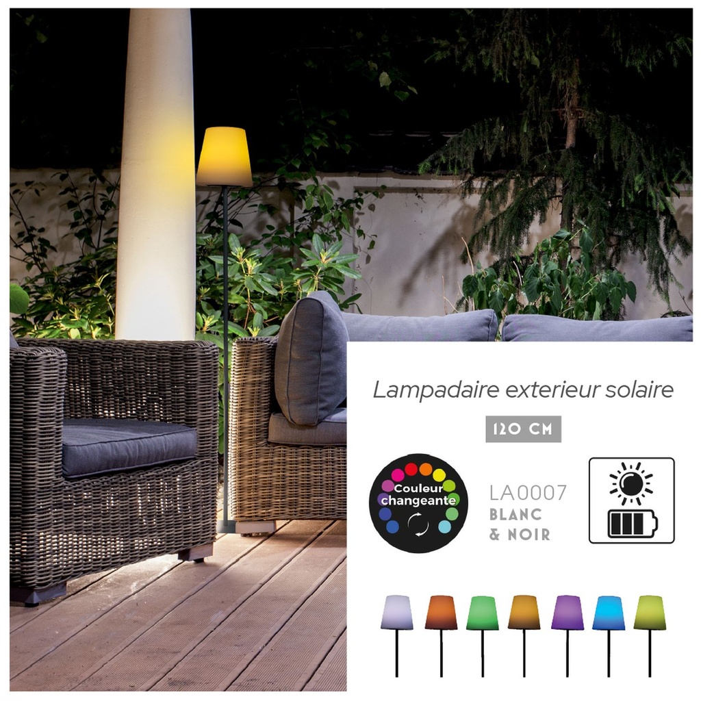 Lampadaire outdoor solaire