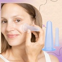 [LEO-2637 ZEN09] Ensemble de ventouses de massage en silicone