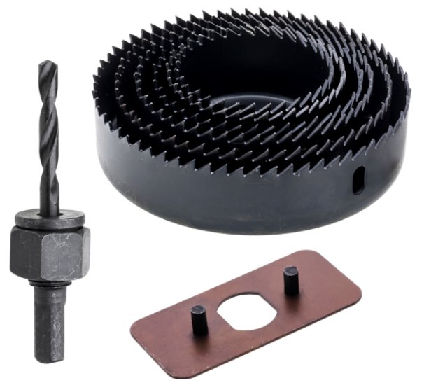 Hole saw with 51 adapter - 102 mm drill bit