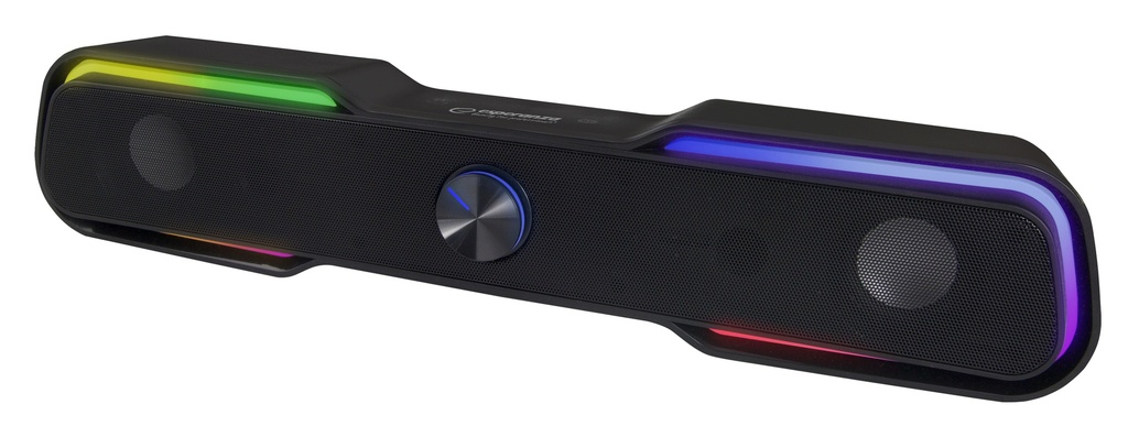 Enceinte/barre de son USB Apala Rainbow LED