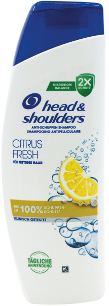 Shampoing Head&Shoulders 300 ml Agrumes Frais