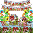 [YTA006] Farm Animals Birthday Kit