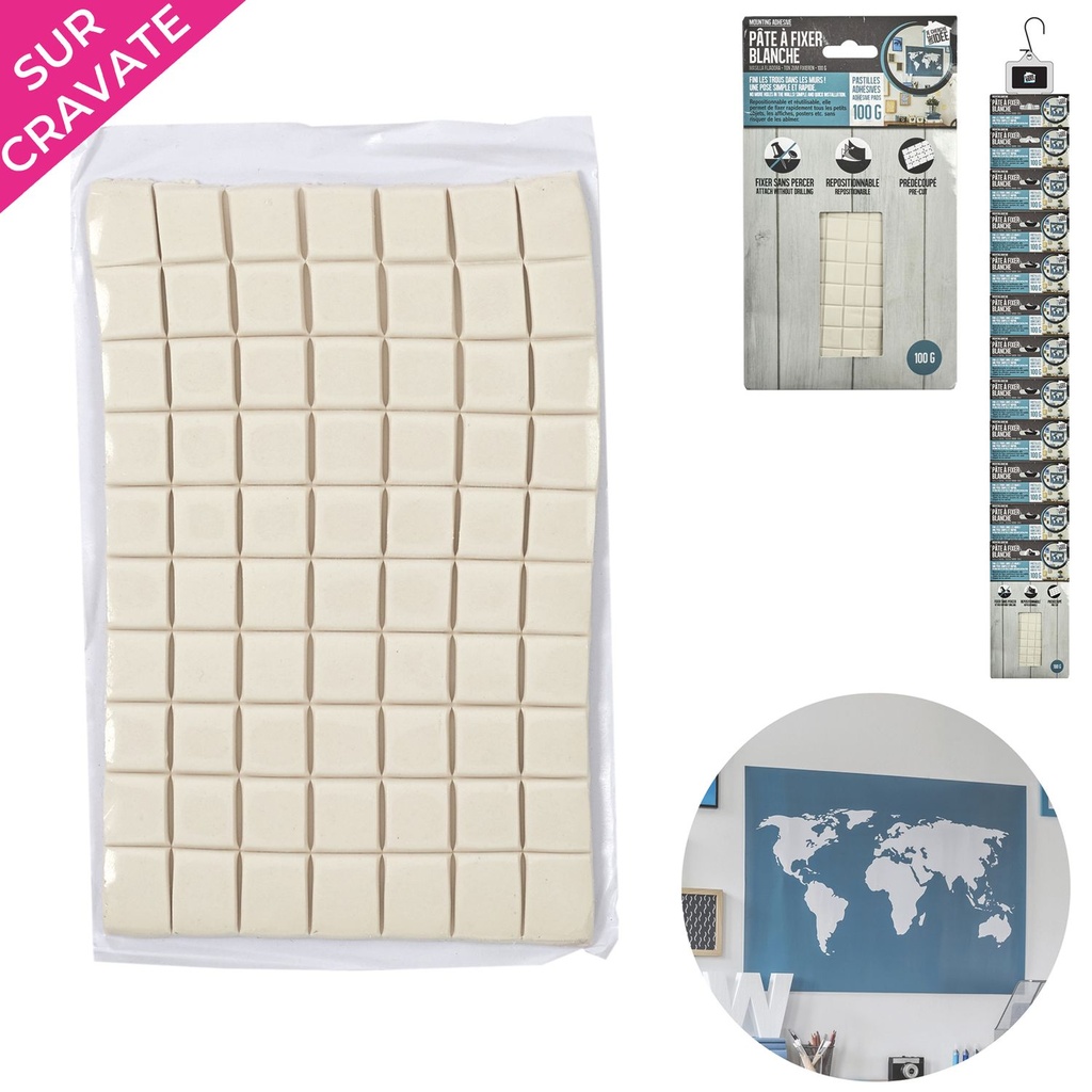 White reusable fixing paste 100g