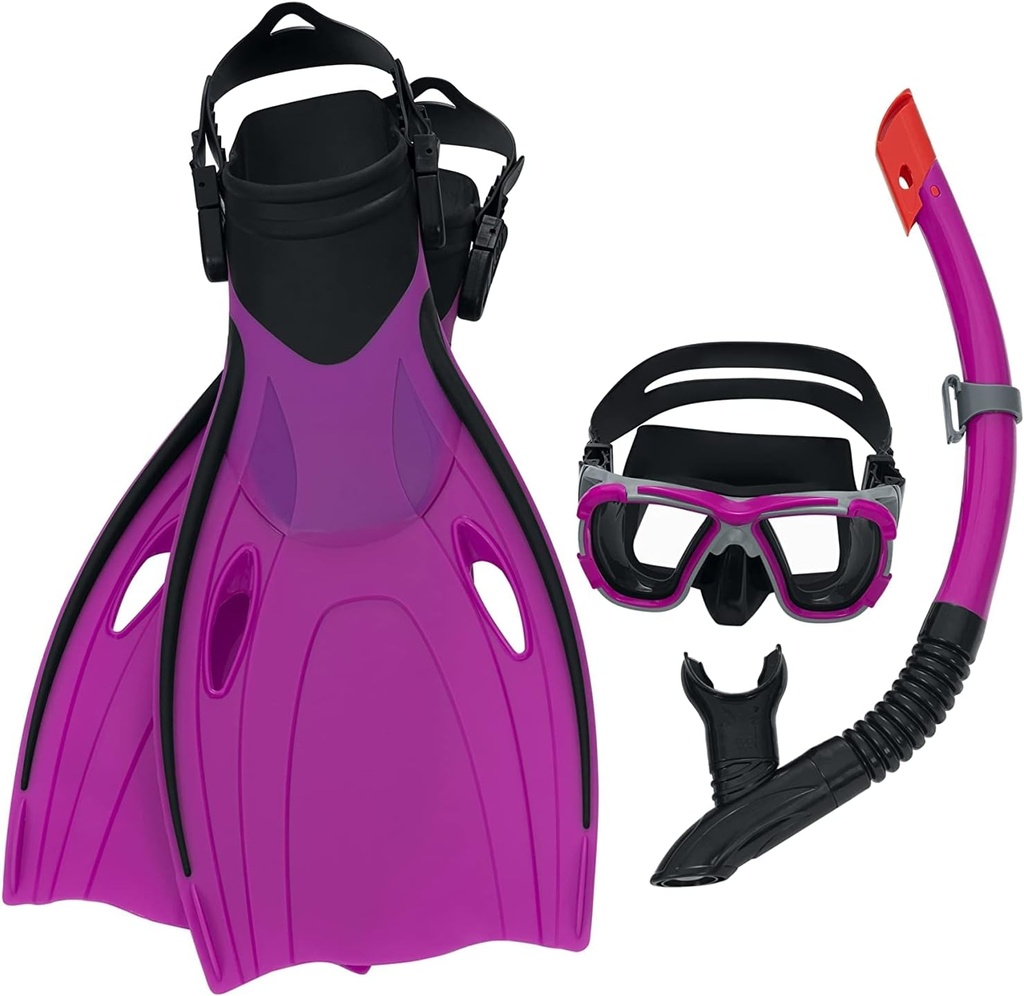 (25045) Palm swimming kit, mask and TUBA Hydro-Proâ „¢ blacksea l/xl