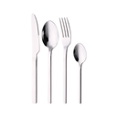 [LDS-E1] Kit de 4 couverts inox contemporains aux lignes droites et pures.