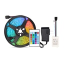[ELT 0850 B451 holm0164 ZEN15-33-39] Ruban led RGB de 5 m avec alimentation et telecommande