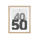 [121160C ZEN16] Eva natural photo frame 40x50