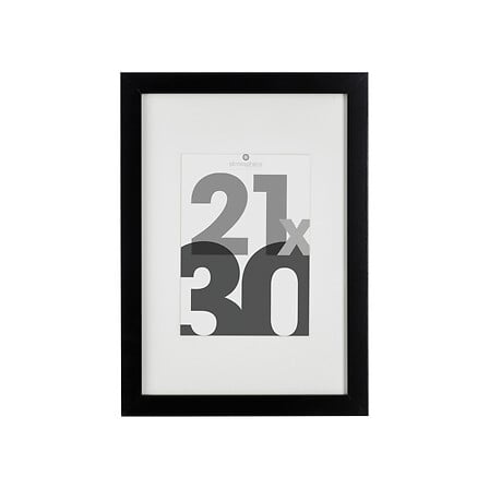 Cadre photo noir Eva 21x30 